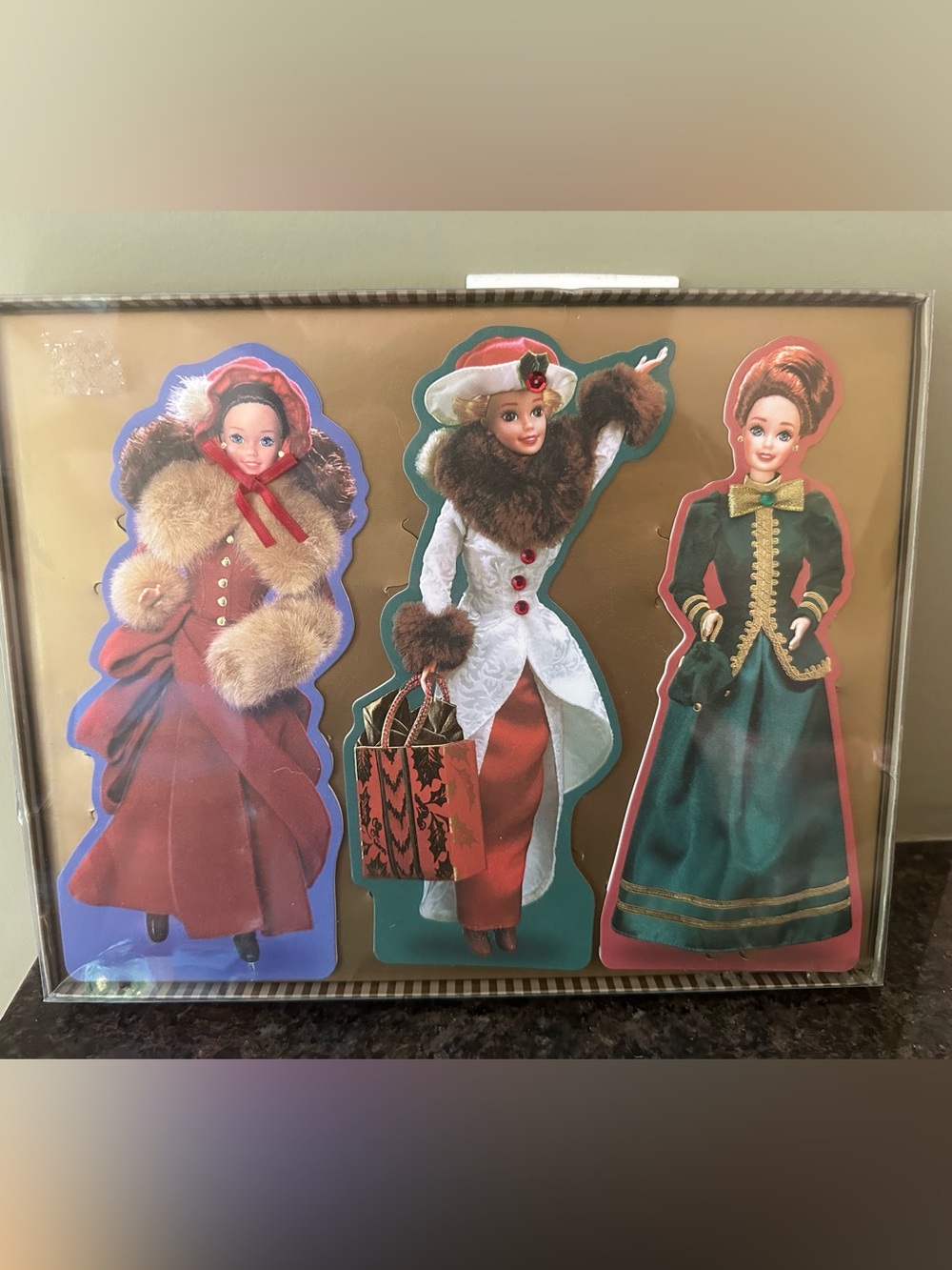 Hallmark Holiday Barbie Card Set - Vintage